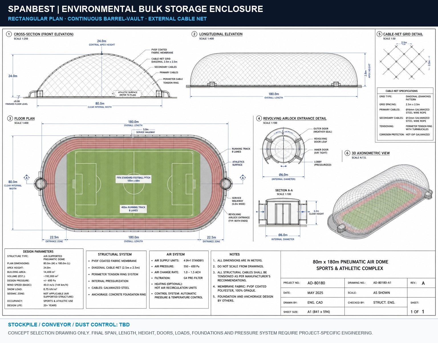 Environmental Bulk Storage concept layout