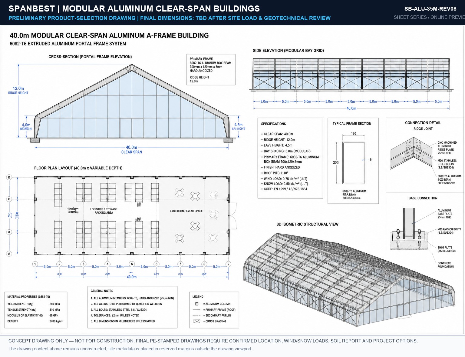 SB-ALU-35M-REV08 Blueprint Preview