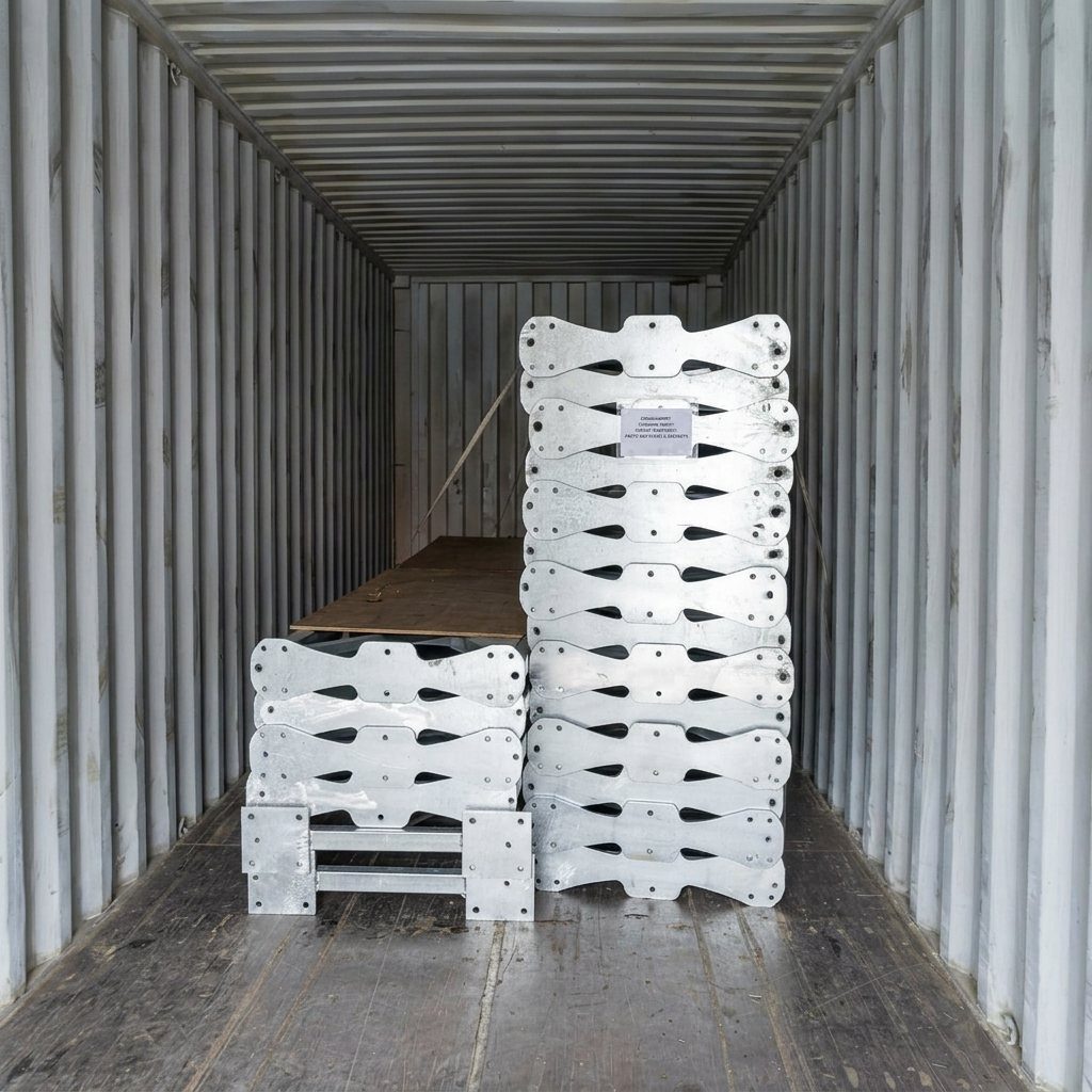 Galvanized end plates