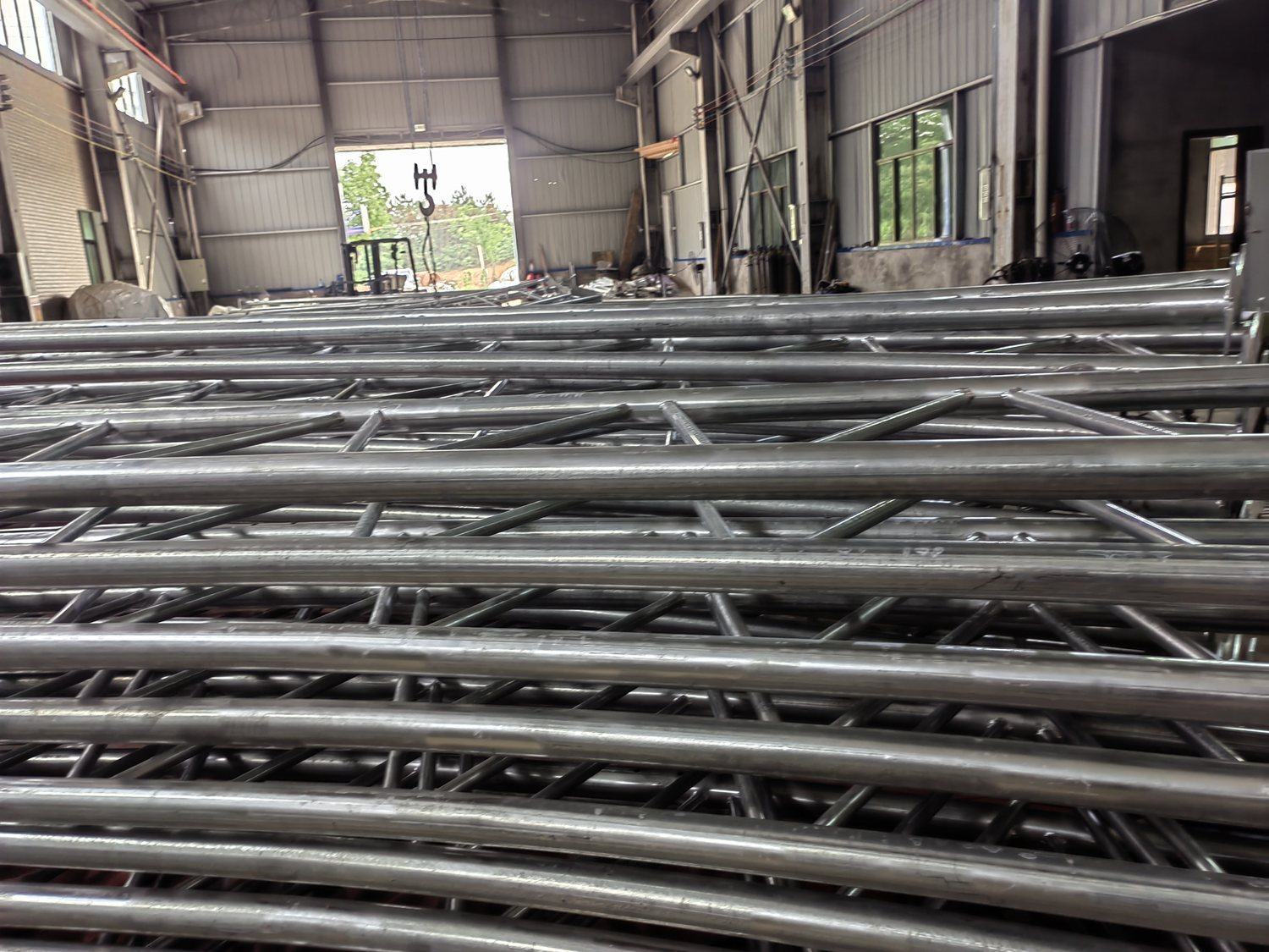 Galvanized truss stack