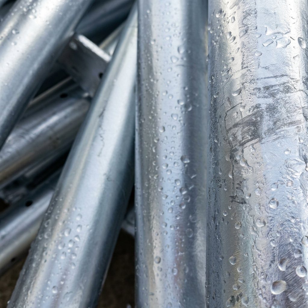 Galvanized steel tube