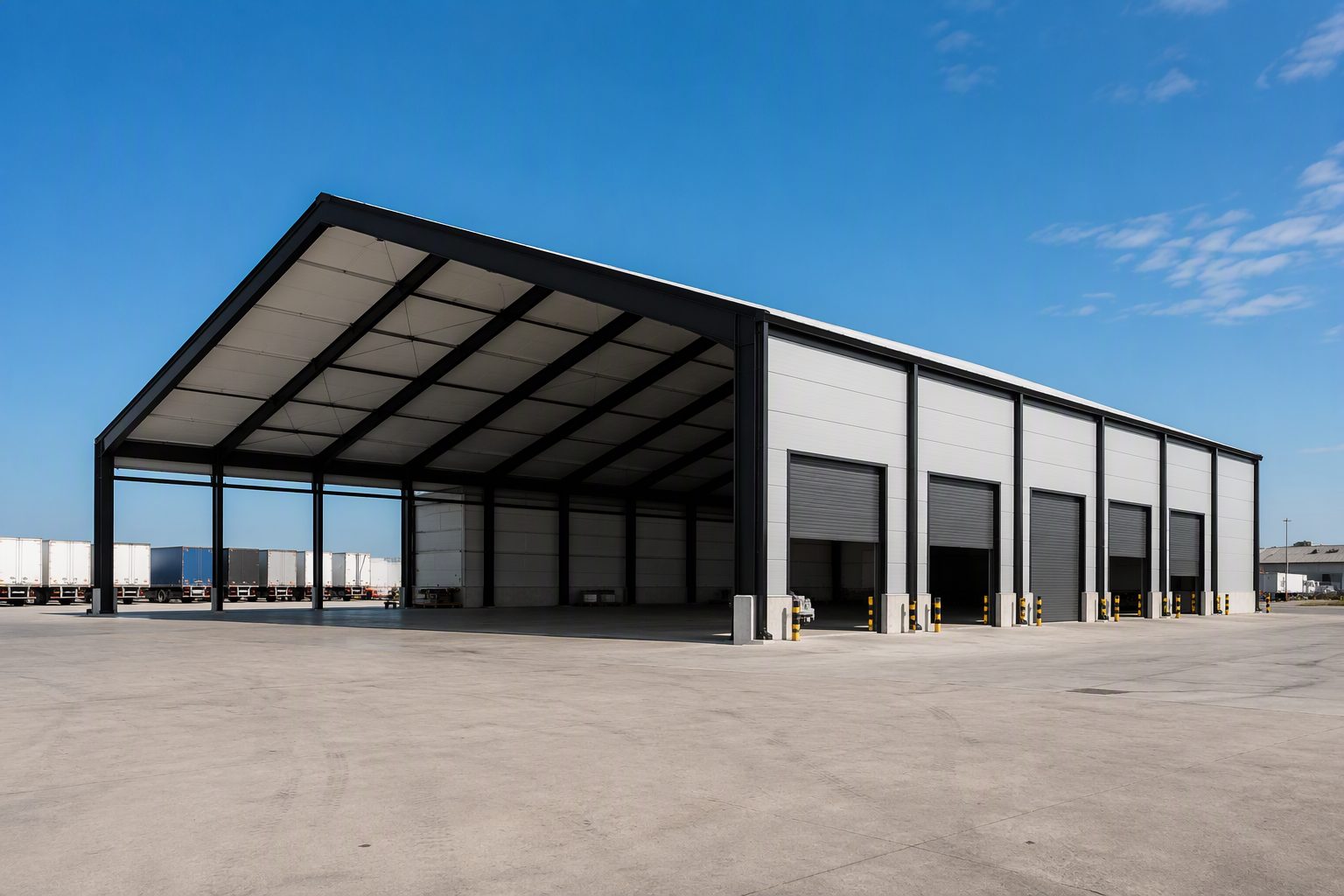 25m (82ft) Heavy Commercial Distribution Warehouse - 35m Length