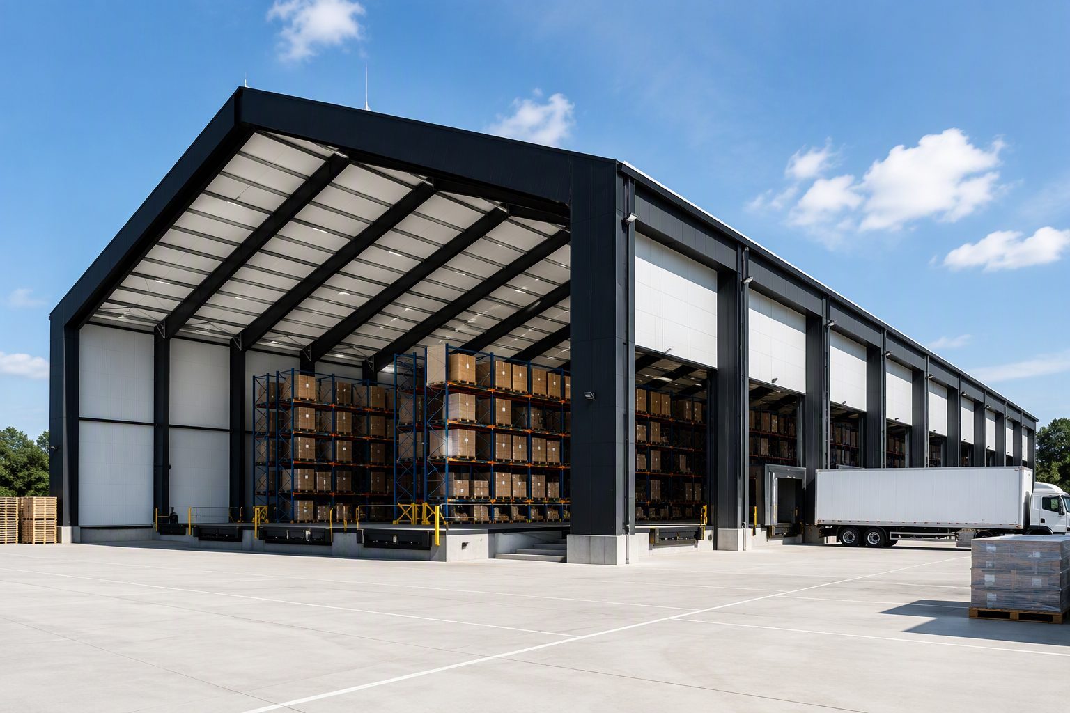 40m (131ft) Mega Industrial Logistics Complex - 60m Length