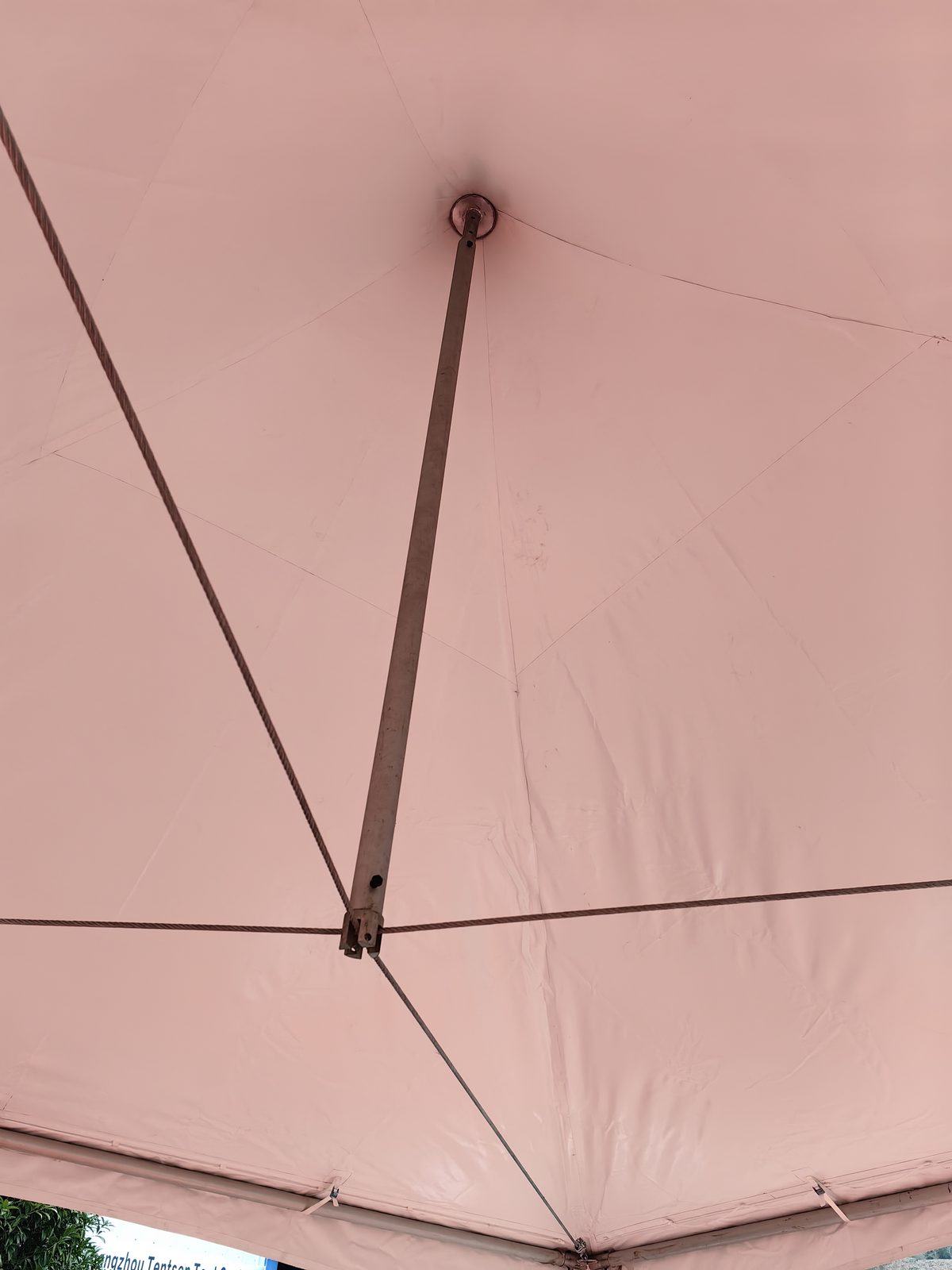 25m (82ft) 25m Black Powder-Coated Assembly Marquee - 150m Length