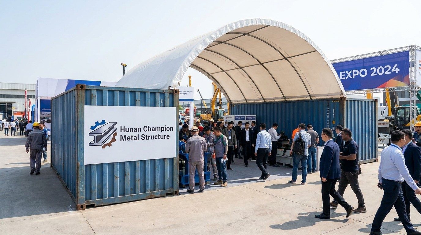 15m (50ft) x 40ft Heavy Double-Truss Container Shelter (CT50)