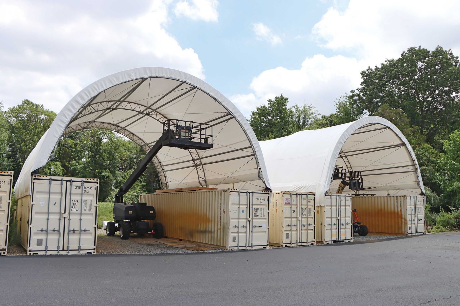 16m (53ft) x 40ft Heavy Double-Truss Container Shelter (CT53)