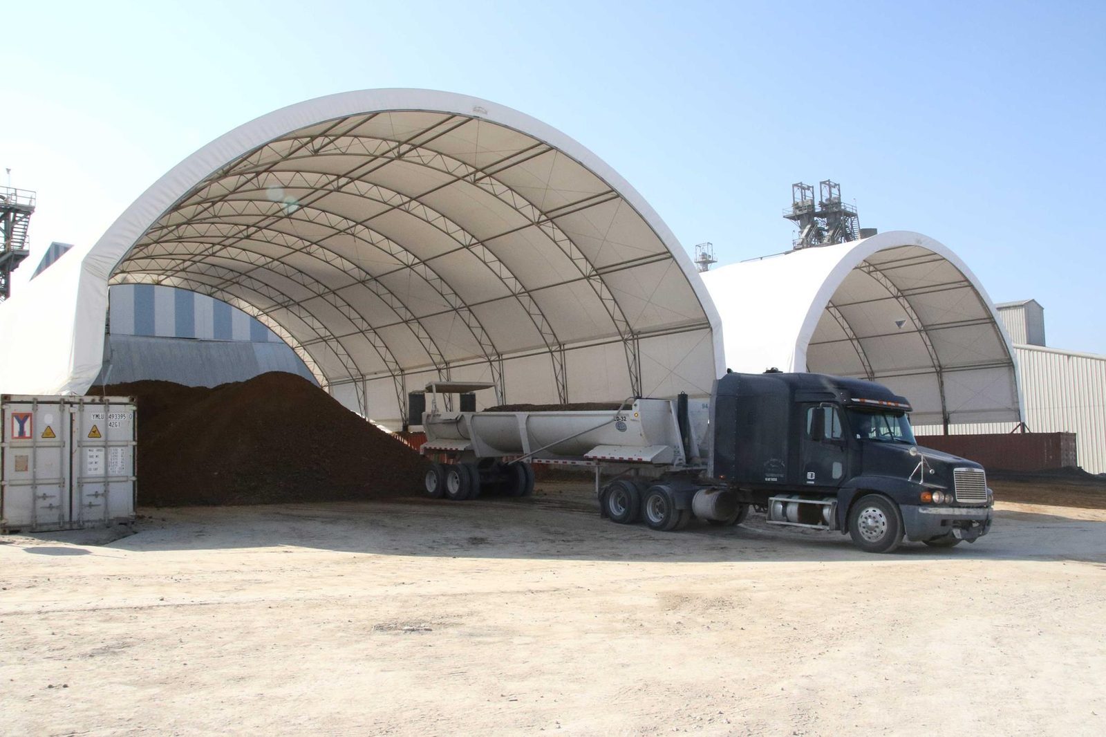 22m (72ft) x 220ft Heavy Double-Truss Container Shelter (CT72)