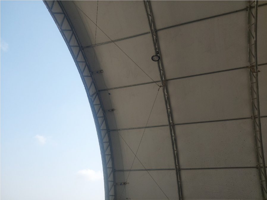 14m (46ft) x 200ft Heavy Double-Truss Container Shelter (CT46)