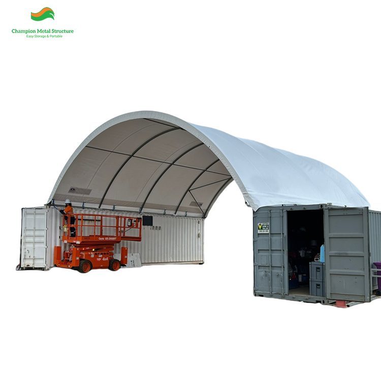 24m (80ft) x 240ft Heavy Double-Truss Container Shelter (CT80)