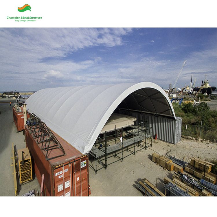 25m (82ft) x 40ft Heavy Double-Truss Container Shelter (CT82)