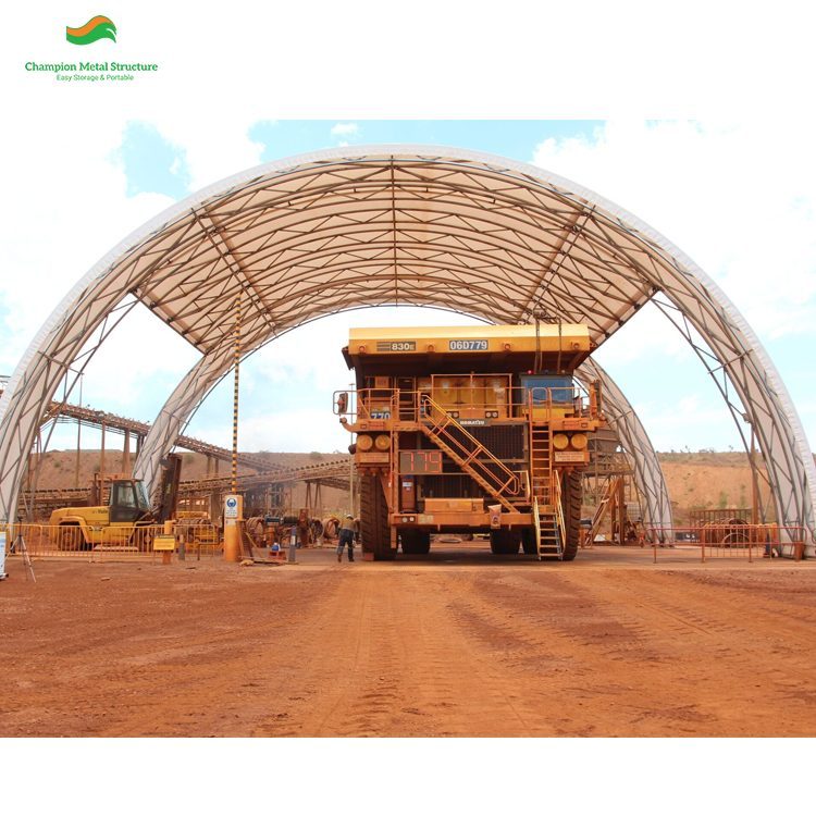 25m (82ft) x 220ft Heavy Double-Truss Container Shelter (CT82)