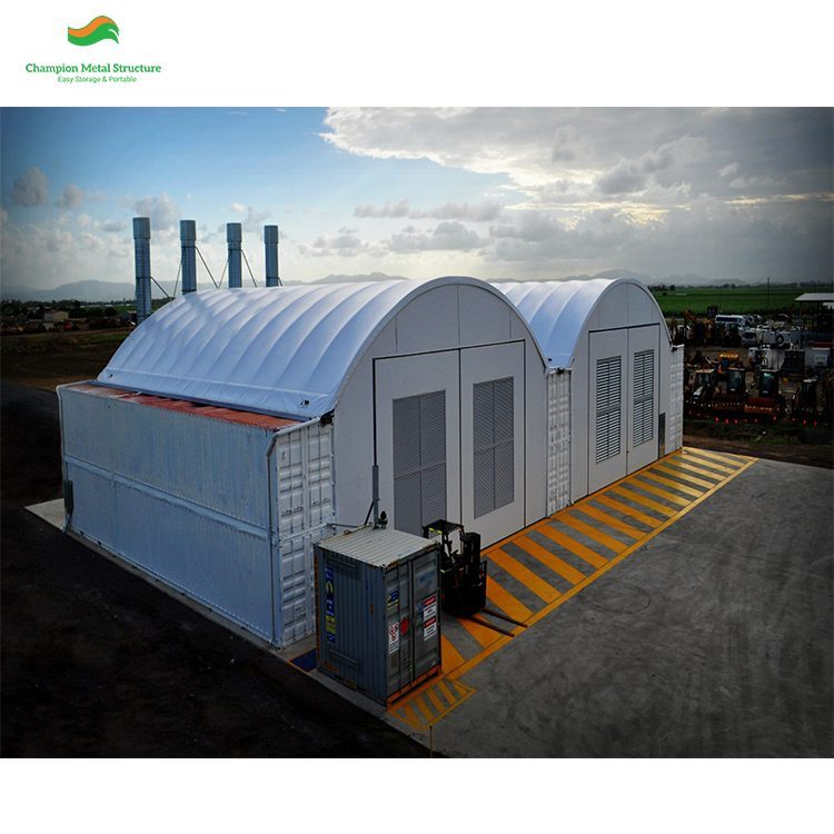 16m (53ft) x 200ft Heavy Double-Truss Container Shelter (CT53)
