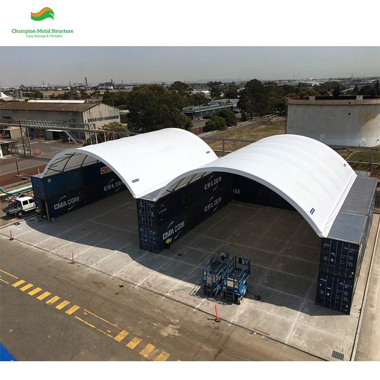 18m (60ft) x 50ft Heavy Double-Truss Container Shelter (CT60)