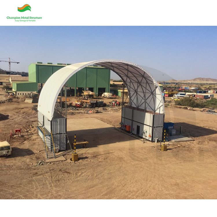 26m (85ft) x 240ft Heavy Double-Truss Container Shelter (CT85)