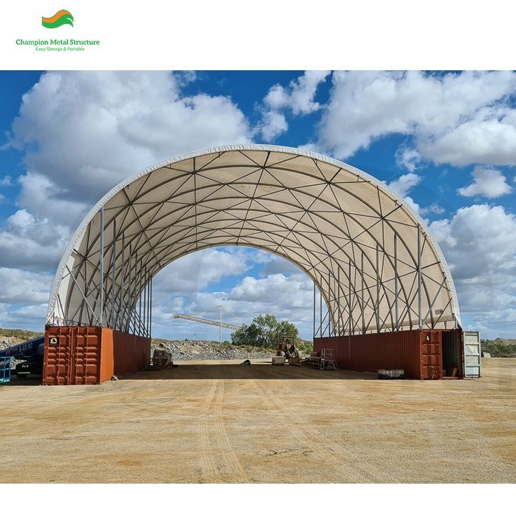26m (85ft) x 262ft Heavy Double-Truss Container Shelter (CT85)
