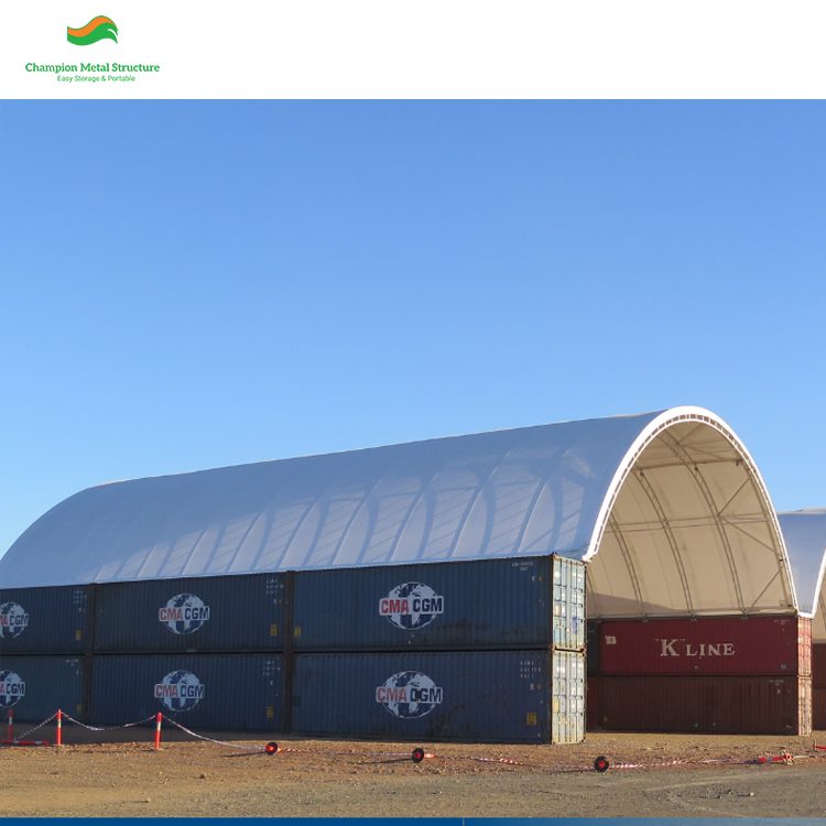18m (60ft) x 120ft Heavy Double-Truss Container Shelter (CT60)