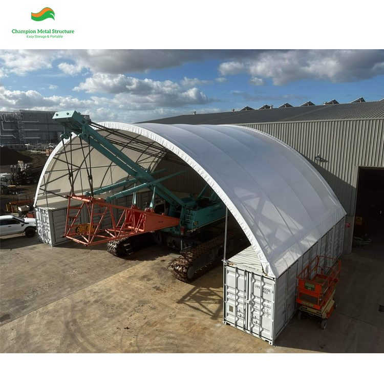 18m (60ft) x 180ft Heavy Double-Truss Container Shelter (CT60)