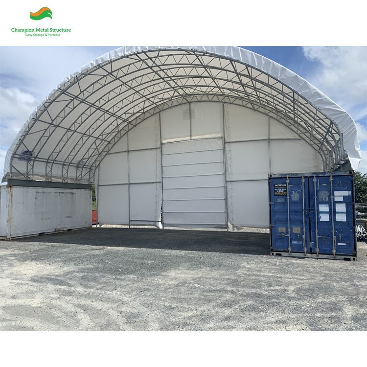18m (60ft) x 200ft Heavy Double-Truss Container Shelter (CT60)