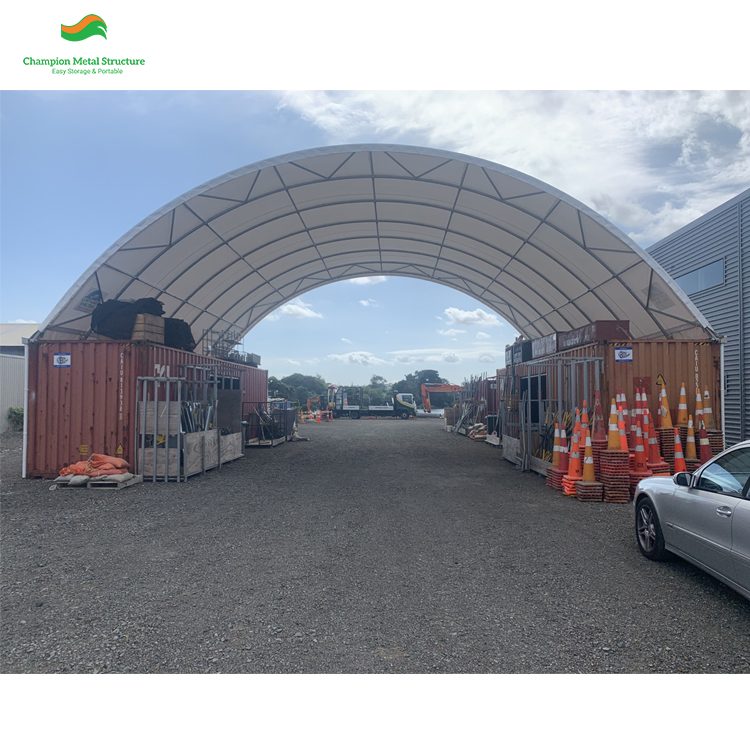 18m (60ft) x 220ft Heavy Double-Truss Container Shelter (CT60)