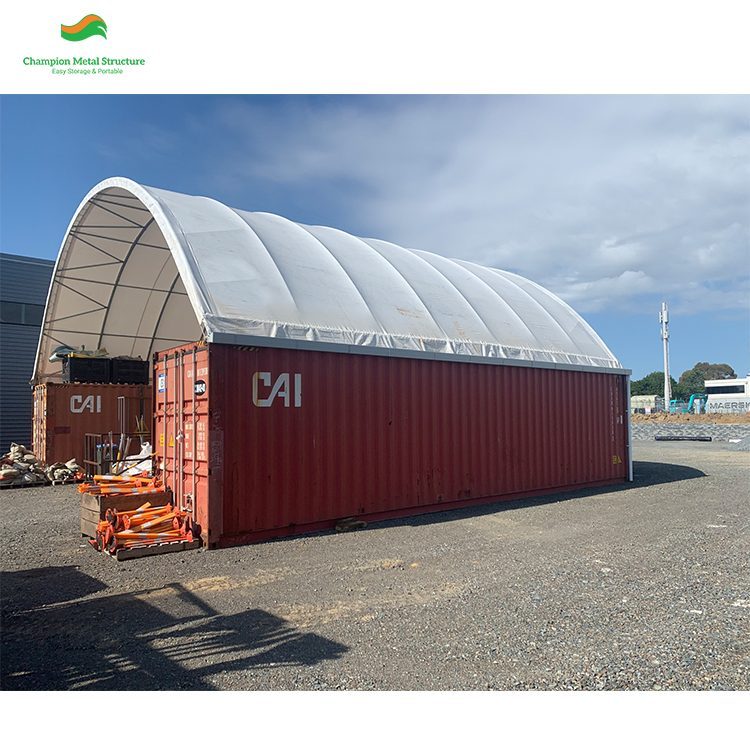 18m (60ft) x 262ft Heavy Double-Truss Container Shelter (CT60)