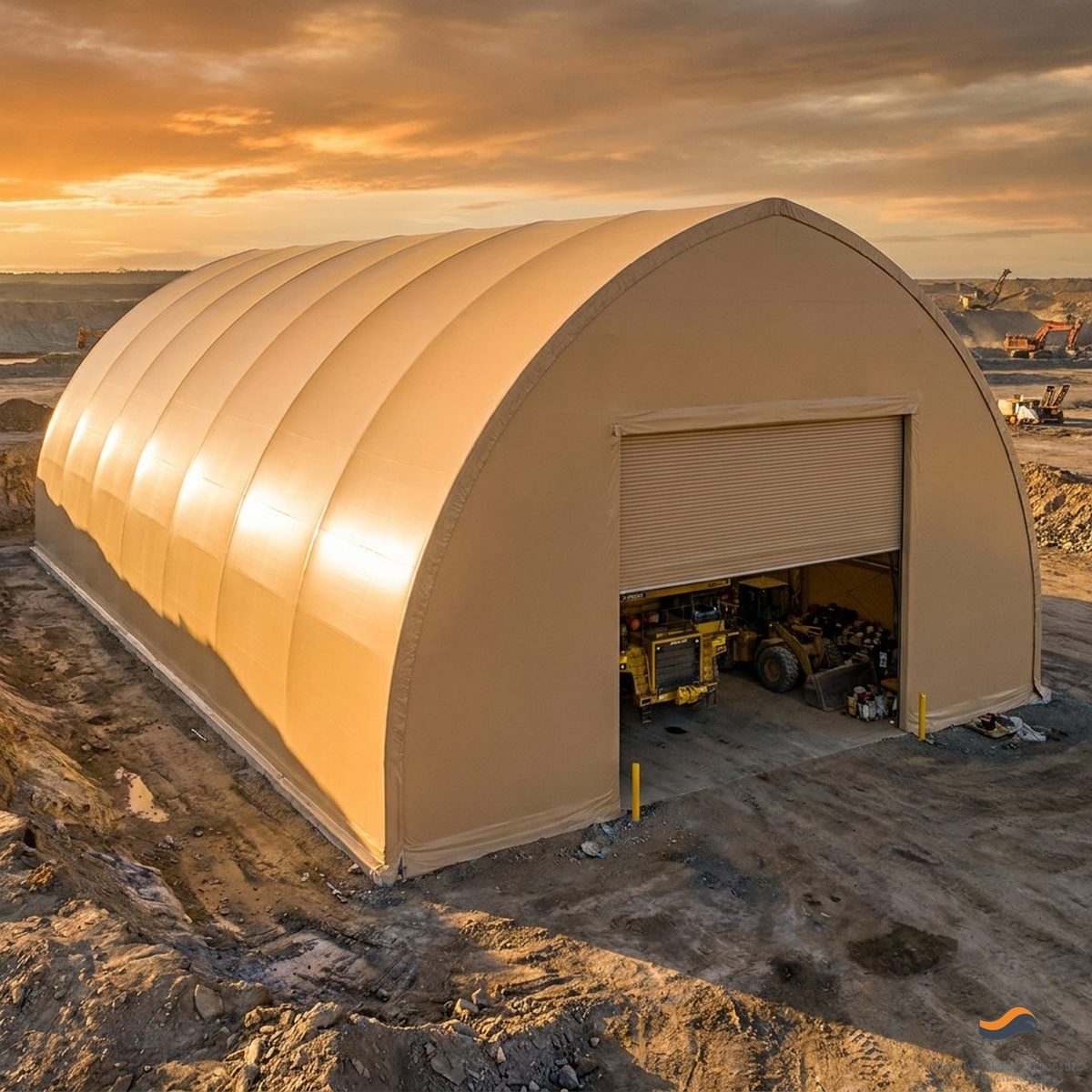 30m (100ft) x 225m Heavy Clear-Span Industrial Fabric Building (FB30)