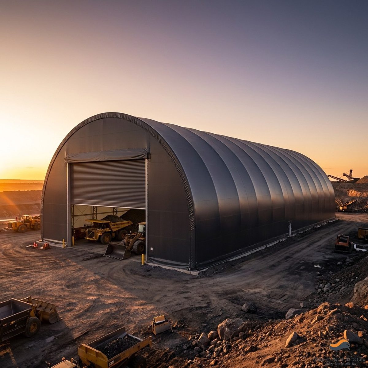 40m (131ft) x 25m Heavy Clear-Span Industrial Fabric Building (FB40)