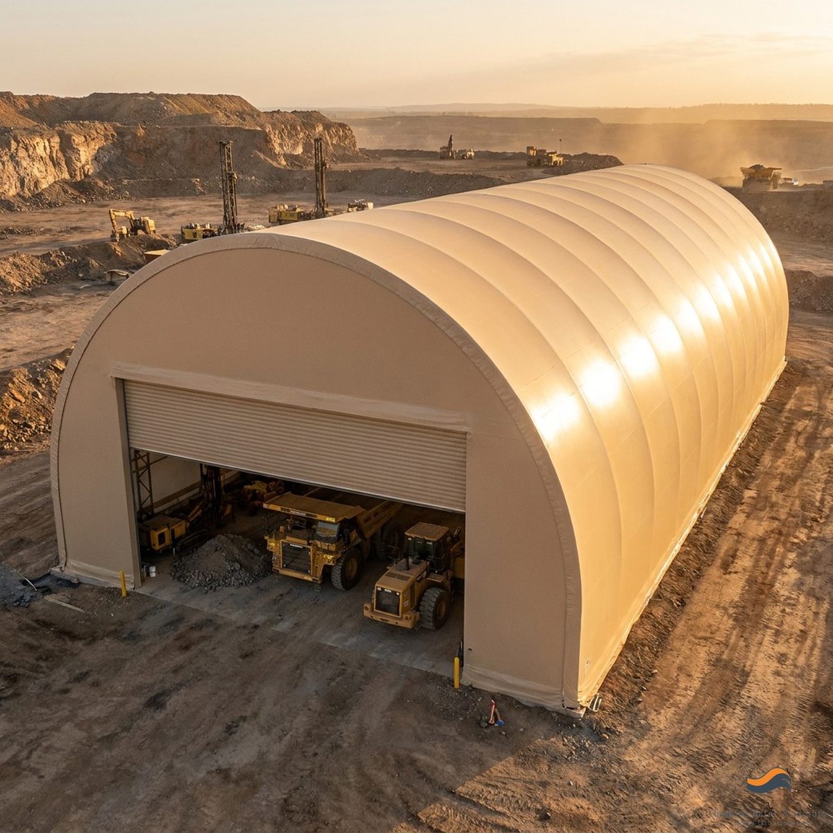 40m (131ft) x 130m Heavy Clear-Span Industrial Fabric Building (FB40)
