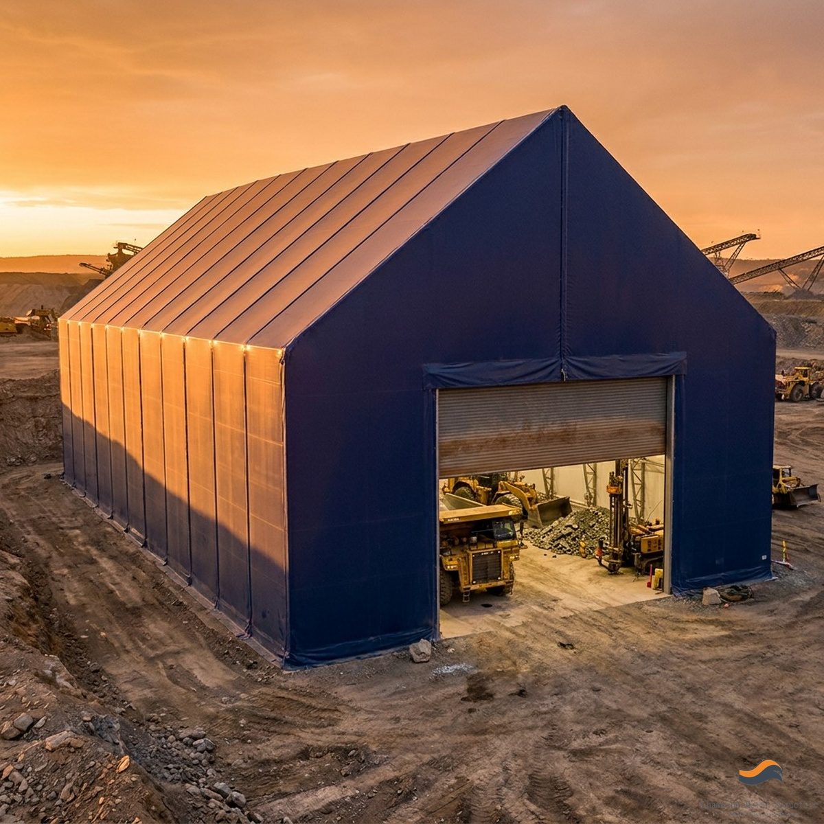 40m (131ft) x 250m Heavy Clear-Span Industrial Fabric Building (FB40)