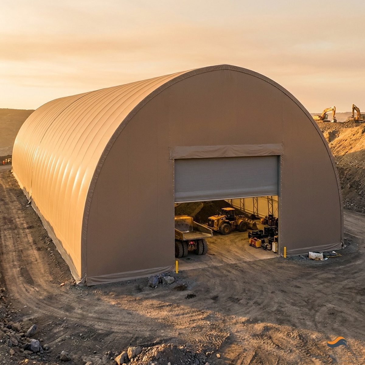 42m (140ft) x 25m Heavy Clear-Span Industrial Fabric Building (FB42)