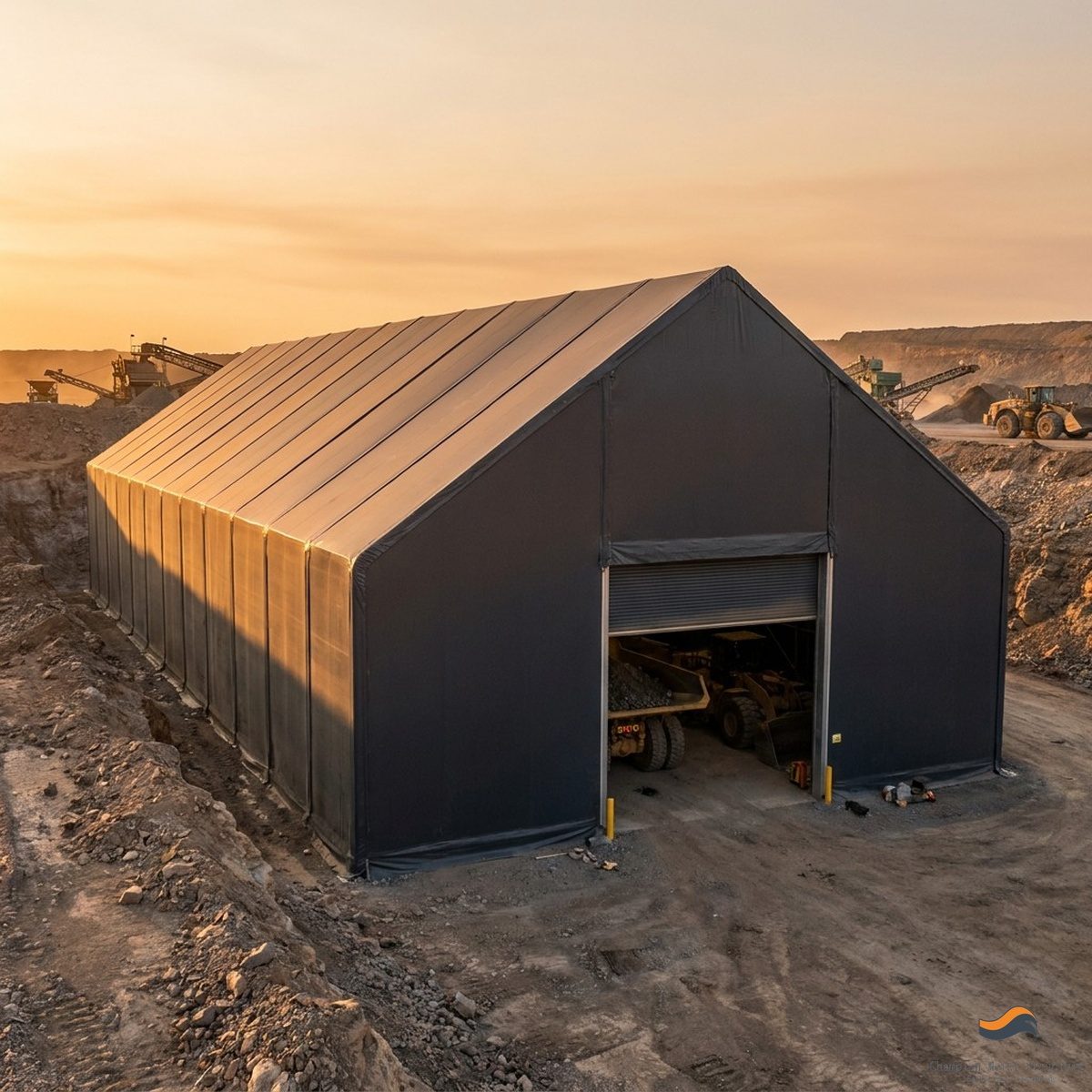 42m (140ft) x 85m Heavy Clear-Span Industrial Fabric Building (FB42)
