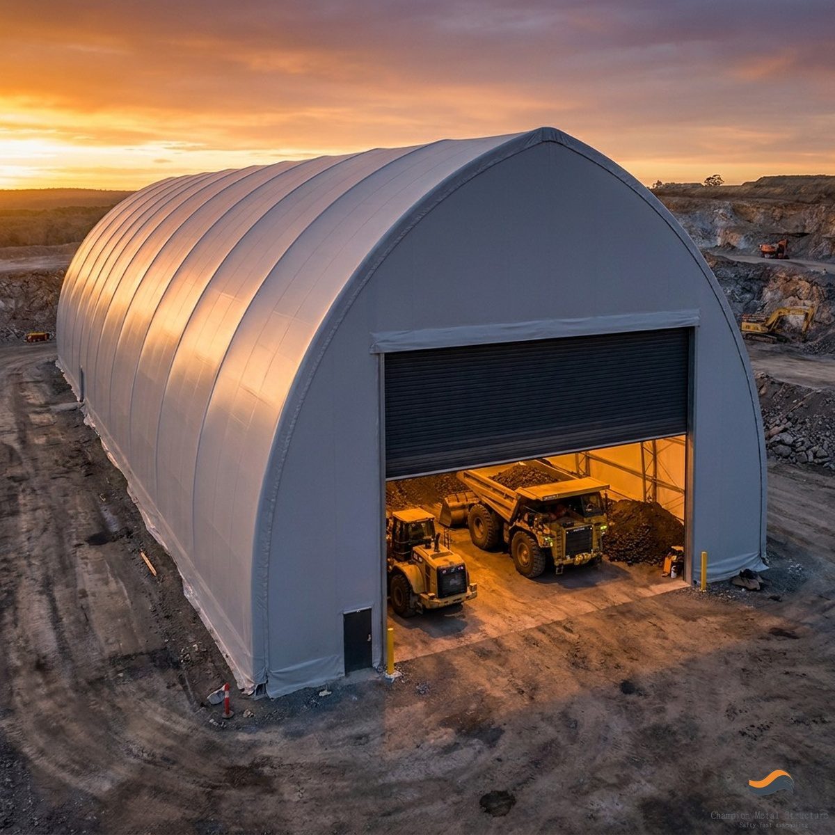 42m (140ft) x 115m Heavy Clear-Span Industrial Fabric Building (FB42)