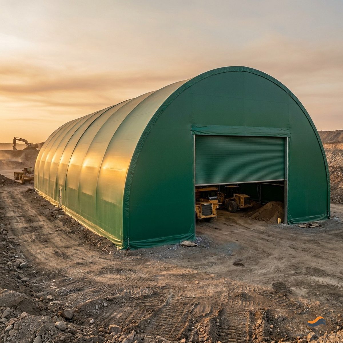45m (148ft) x 25m Heavy Clear-Span Industrial Fabric Building (FB45)