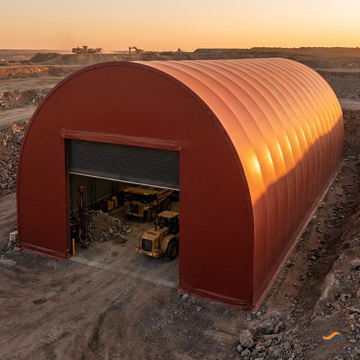 45m (148ft) x 115m Heavy Clear-Span Industrial Fabric Building (FB45)