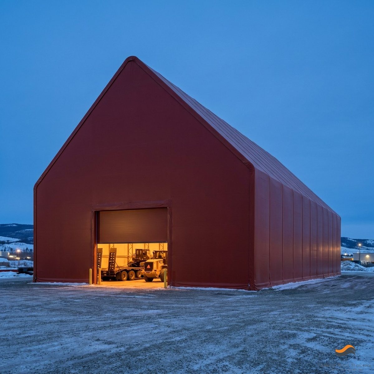 15m (50ft) x 115m Heavy Clear-Span Industrial Fabric Building (FB15)