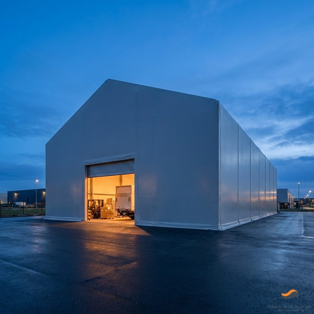 18m (60ft) x 25m Heavy Clear-Span Industrial Fabric Building (FB18)