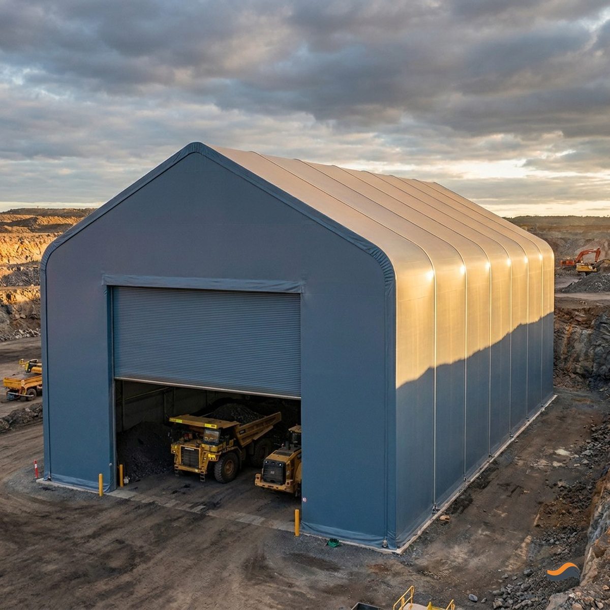 18m (60ft) x 100m Heavy Clear-Span Industrial Fabric Building (FB18)