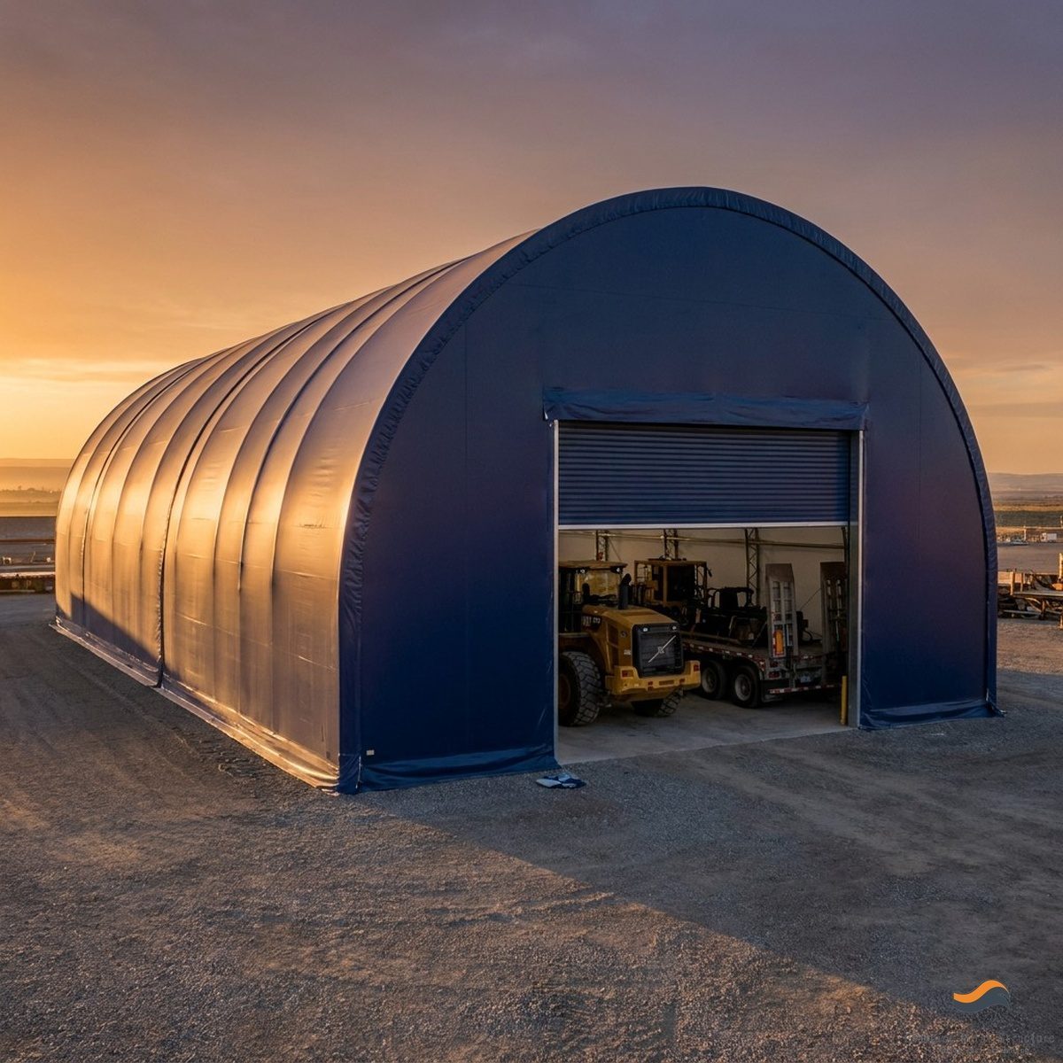 18m (60ft) x 115m Heavy Clear-Span Industrial Fabric Building (FB18)