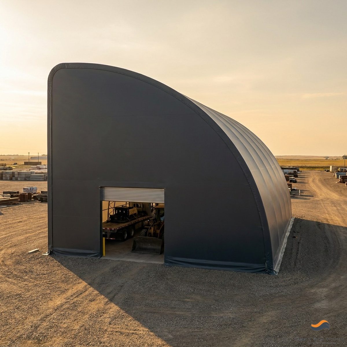 18m (60ft) x 130m Heavy Clear-Span Industrial Fabric Building (FB18)