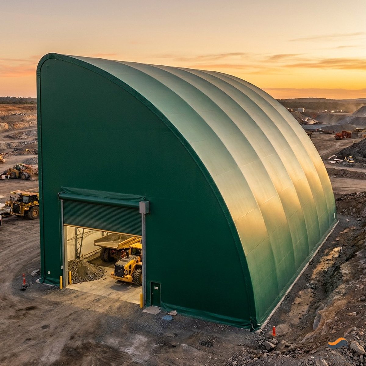 18m (60ft) x 225m Heavy Clear-Span Industrial Fabric Building (FB18)