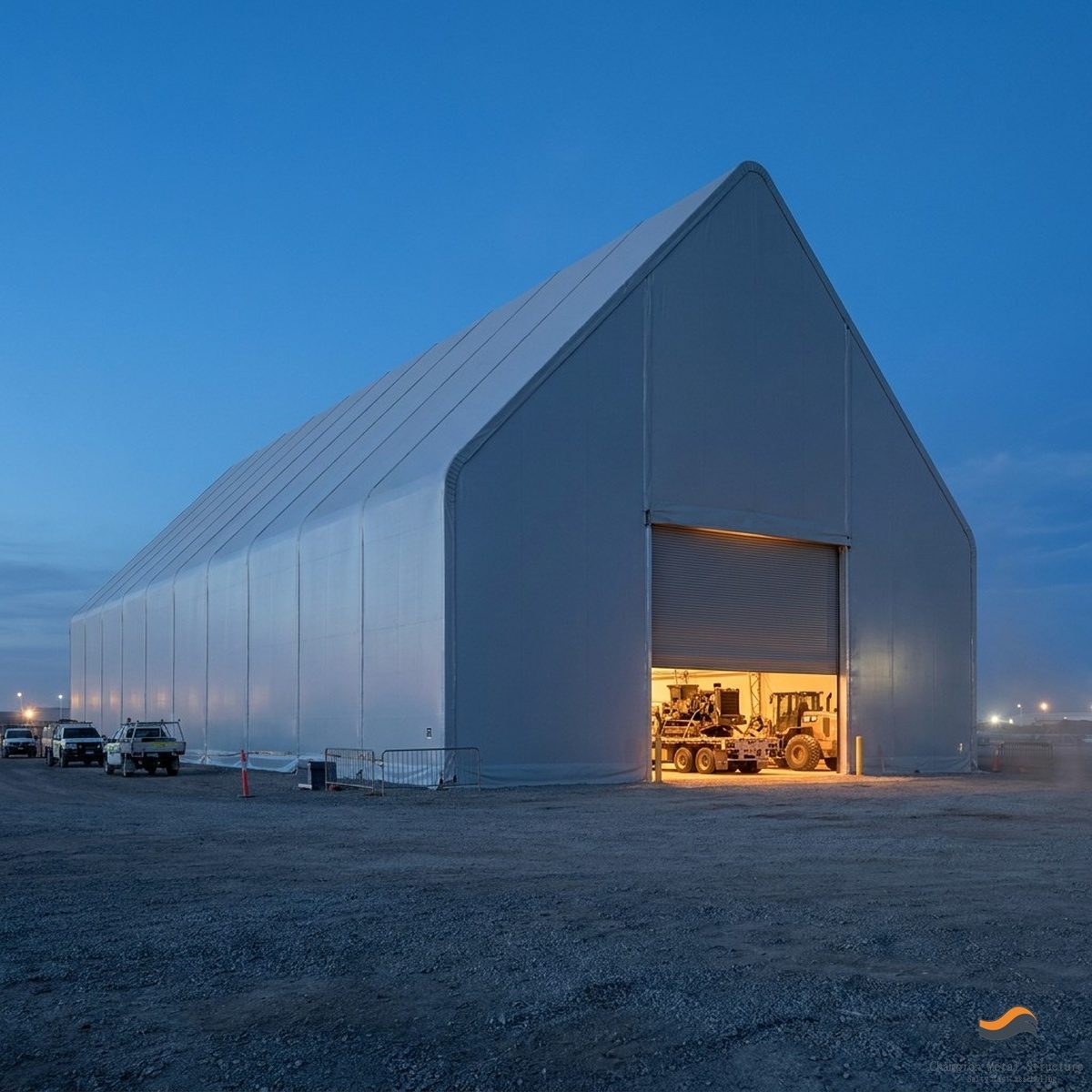 20m (66ft) x 115m Heavy Clear-Span Industrial Fabric Building (FB20)