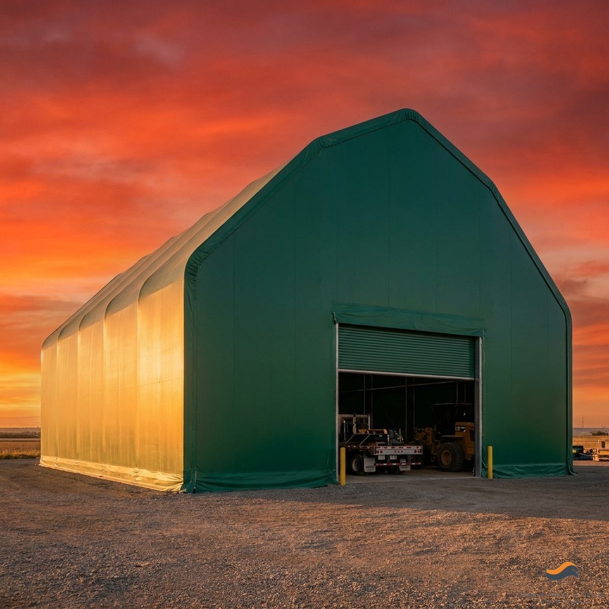 20m (66ft) x 130m Heavy Clear-Span Industrial Fabric Building (FB20)