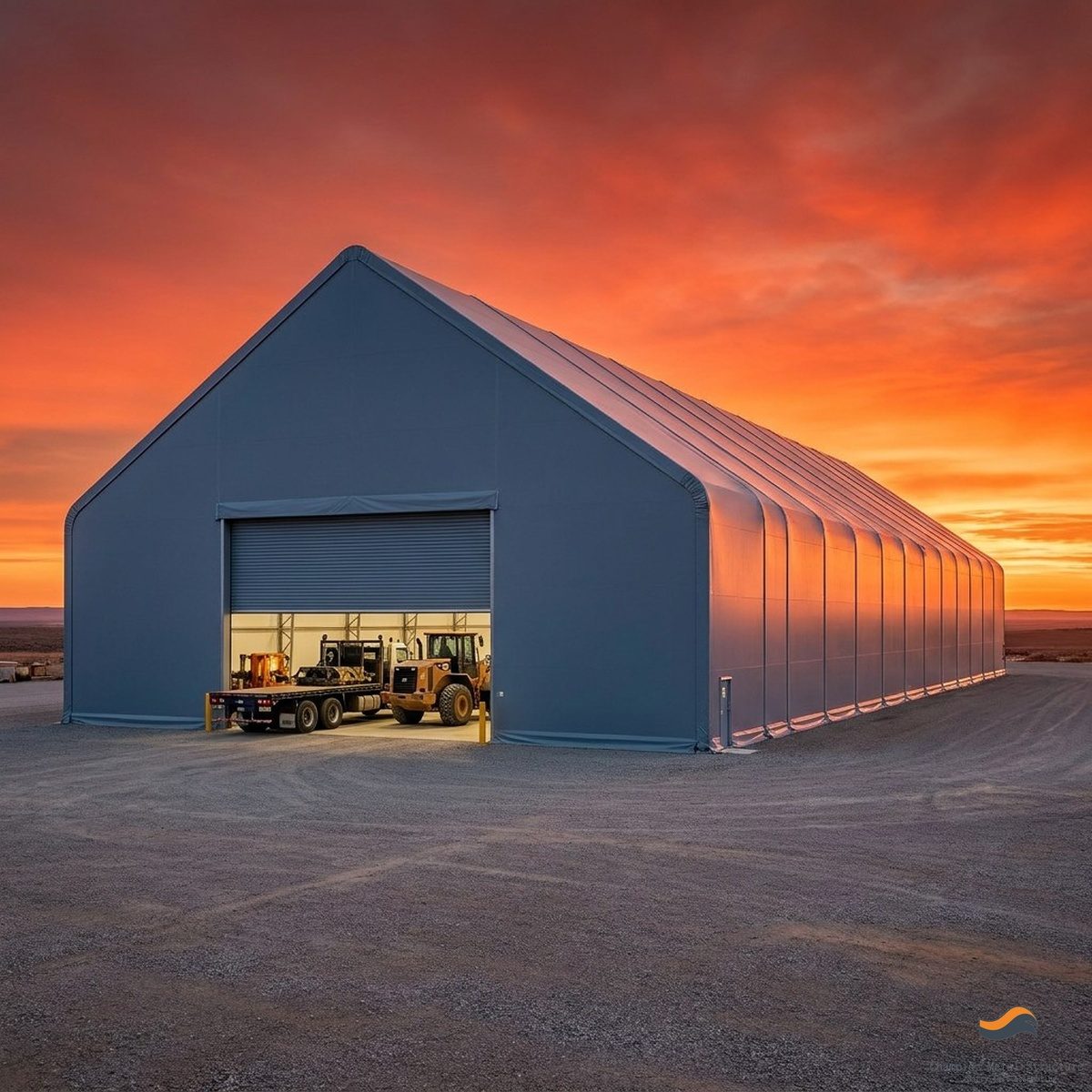 25m (82ft) x 70m Heavy Clear-Span Industrial Fabric Building (FB25)