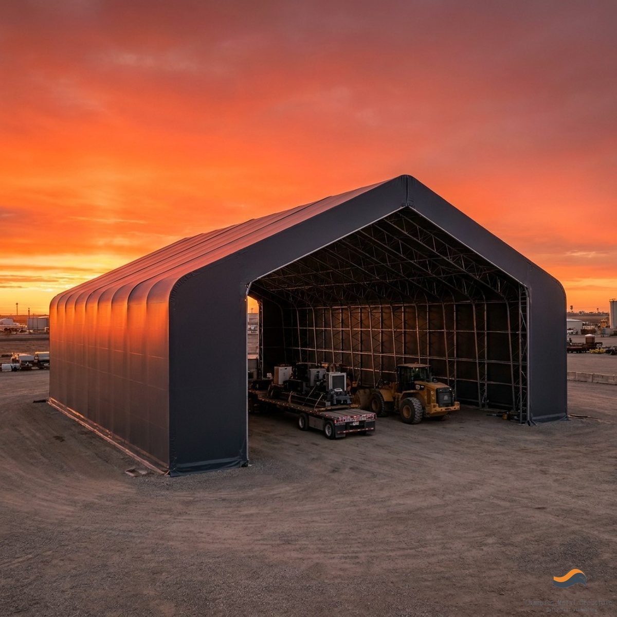28m (92ft) x 40m Heavy Clear-Span Industrial Fabric Building (FB28)