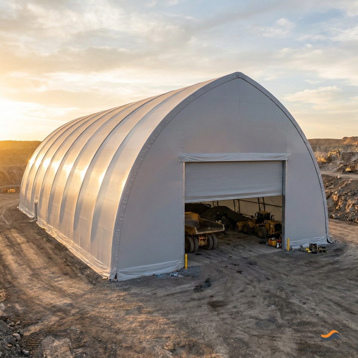 45m (148ft) x 225m Heavy Clear-Span Industrial Fabric Building (FB45)