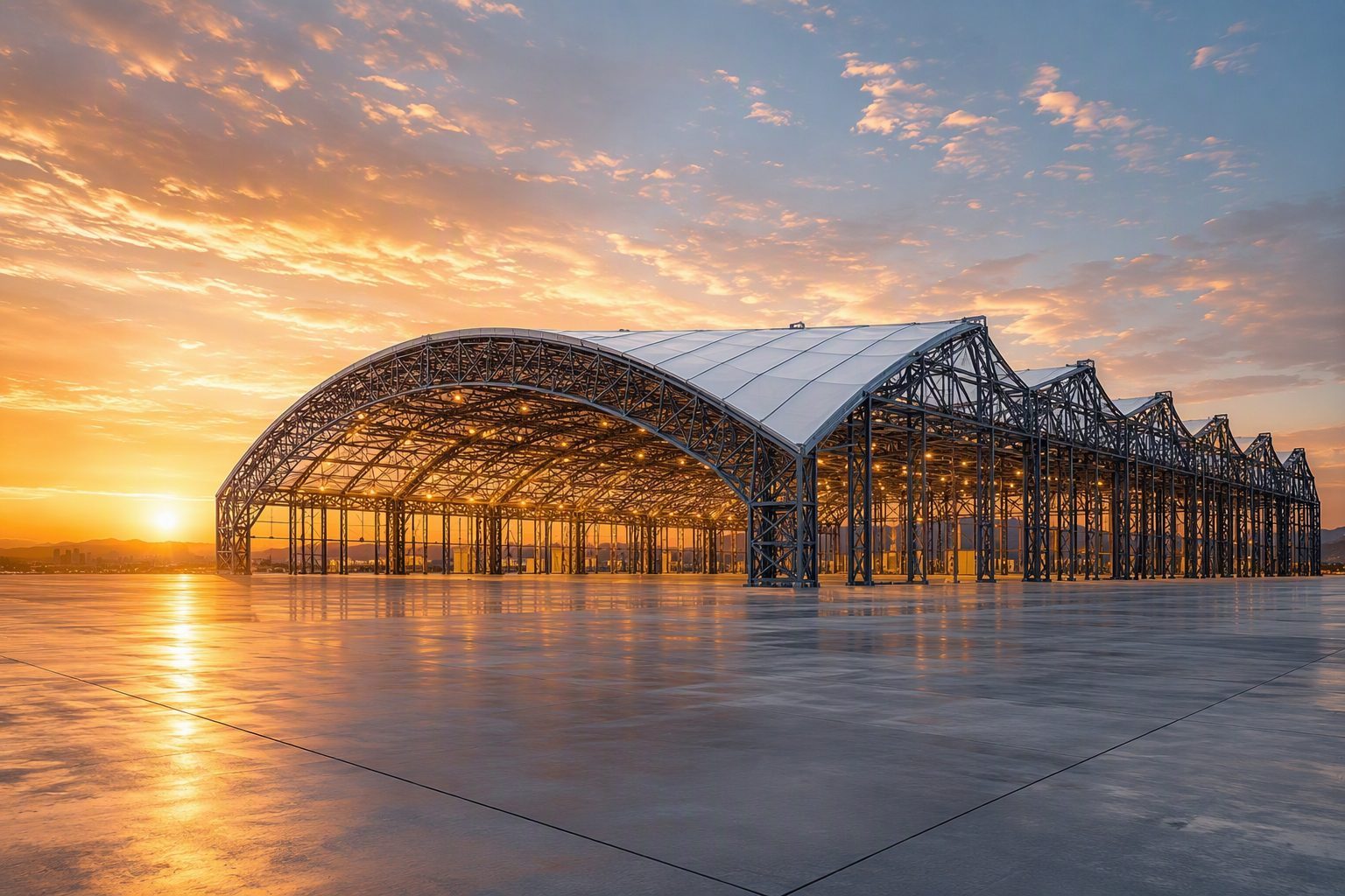 Cable-Net Inflatable Air Domes for Dubai UAE