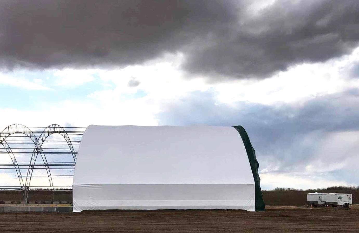 48m (157ft) x 115m Heavy Clear-Span Industrial Fabric Building (FB48)