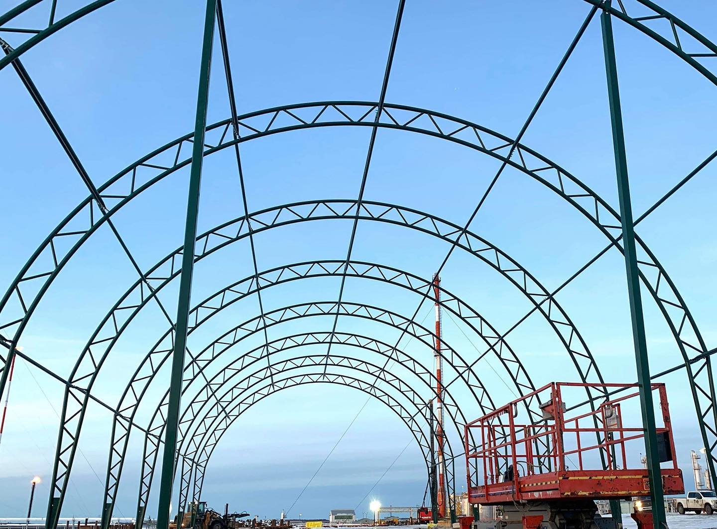 48m (157ft) x 130m Heavy Clear-Span Industrial Fabric Building (FB48)