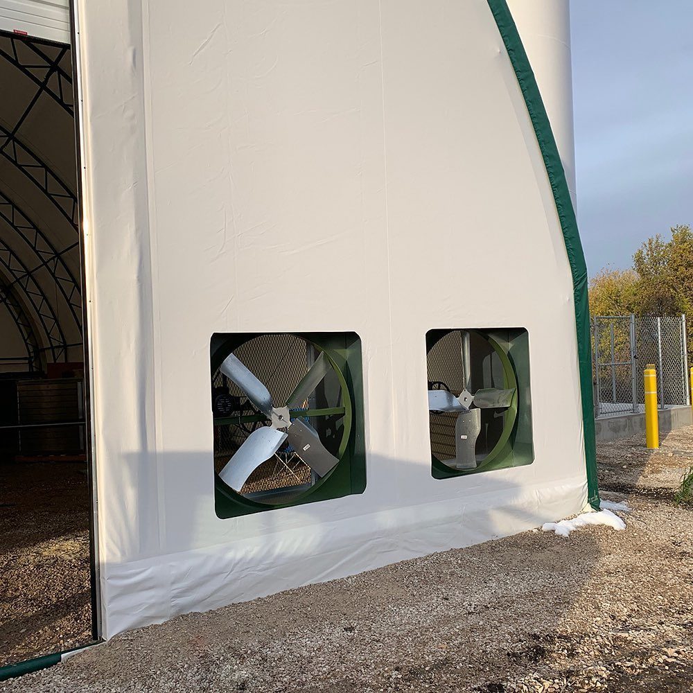 50m (164ft) x 70m Heavy Clear-Span Industrial Fabric Building (FB50)