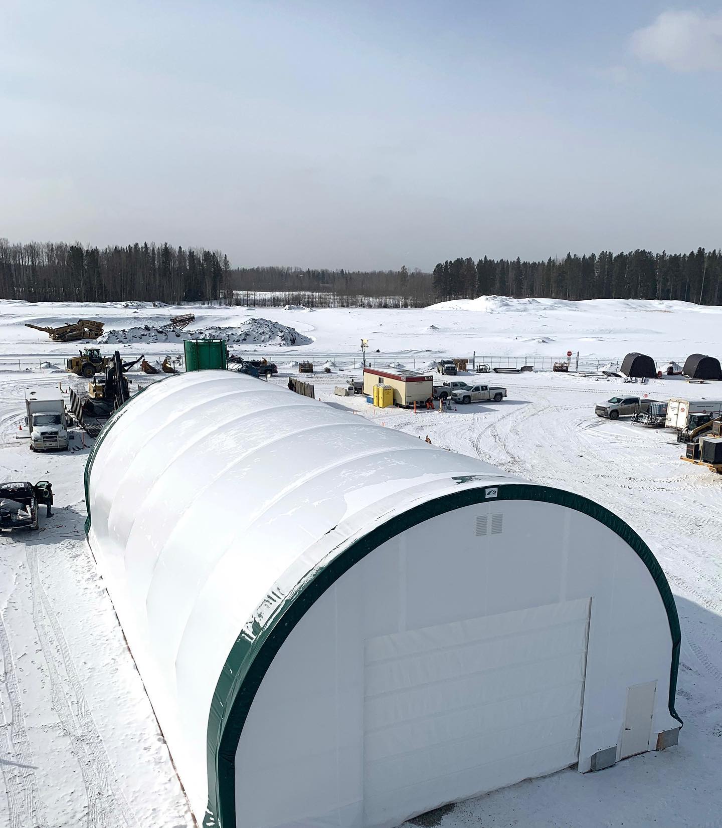 50m (164ft) x 225m Heavy Clear-Span Industrial Fabric Building (FB50)