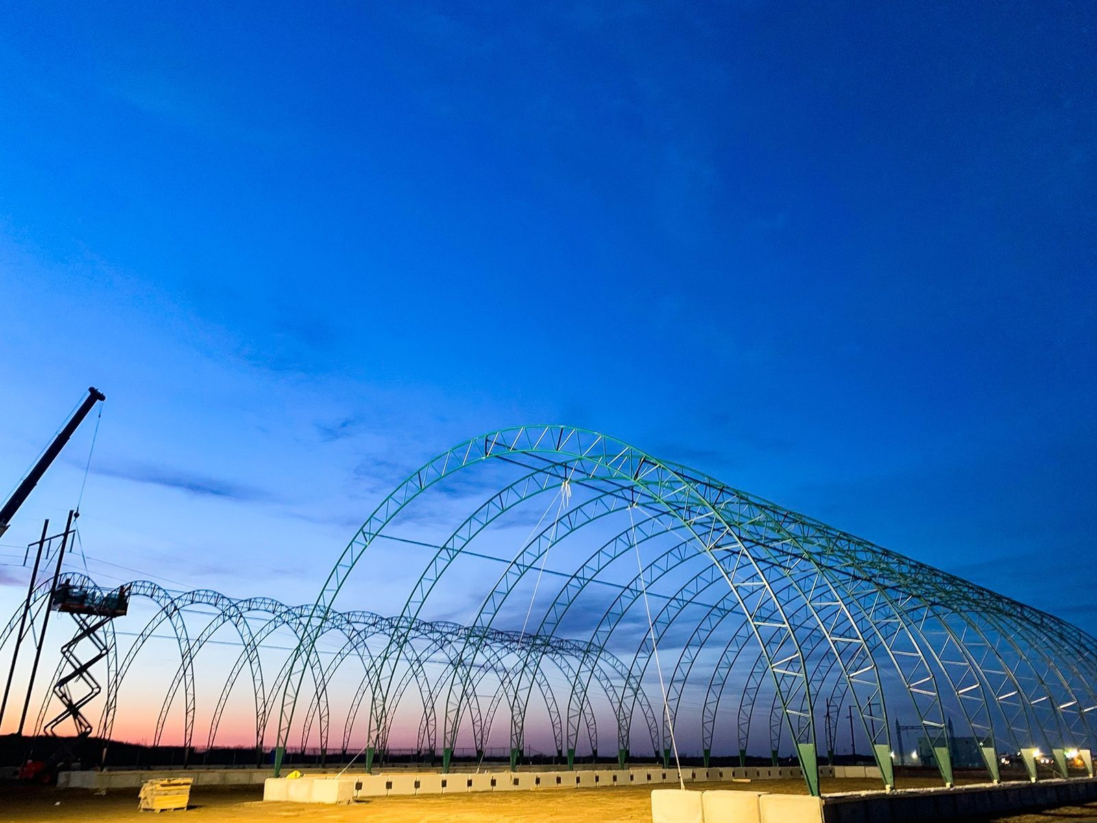 60m (200ft) x 25m Heavy Clear-Span Industrial Fabric Building (FB60)